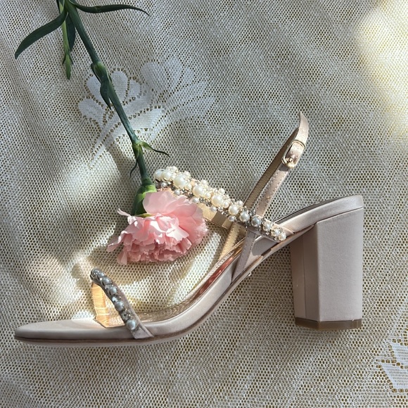 Badgley Mischka Natasha Block Heels - Picture 6 of 11